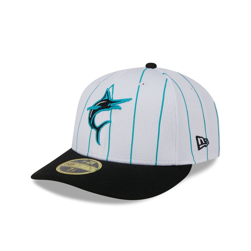 Miami Marlins 2025 Batting Practice Low Profile 59FIFTY Fitted - Size 7 1/4